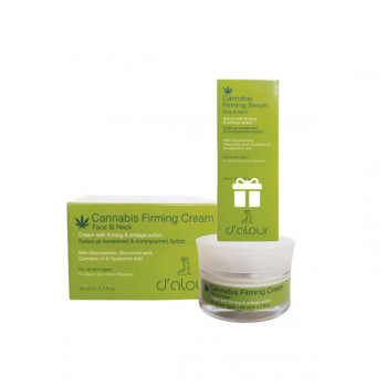 d'alour Gift Box Cannabis Cream (Gift Cannabis Firming Serum)