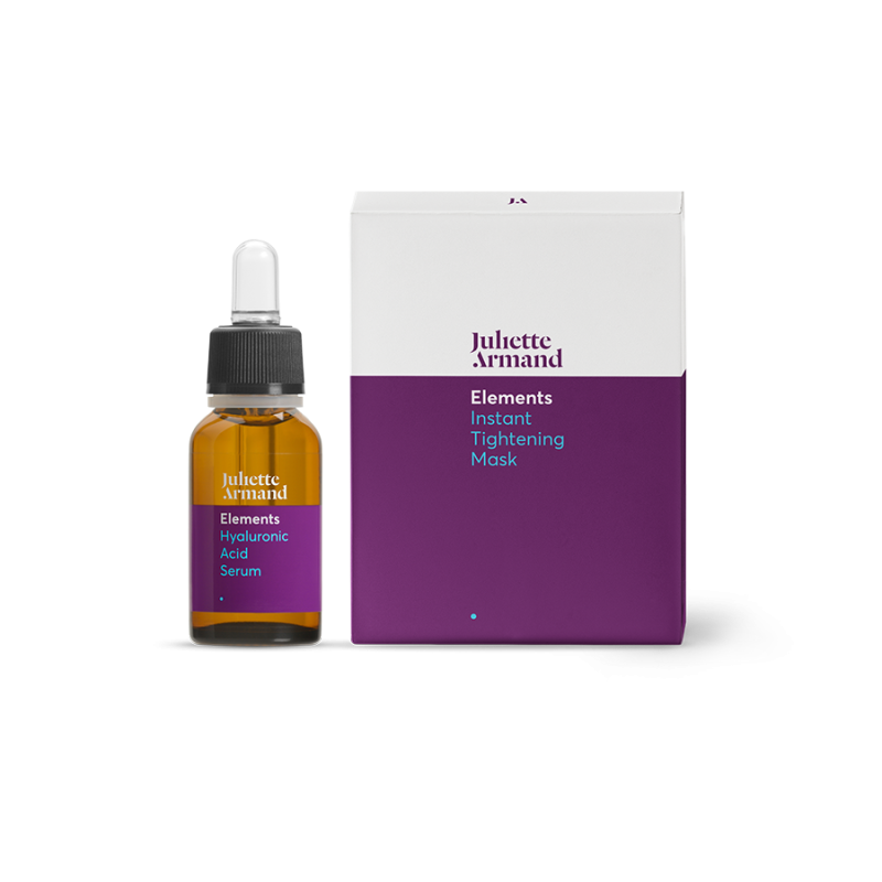 Juliette Armand Elements Hyaluronic Acid Serum 20ml & Instant Tightening Mask 6τμχ