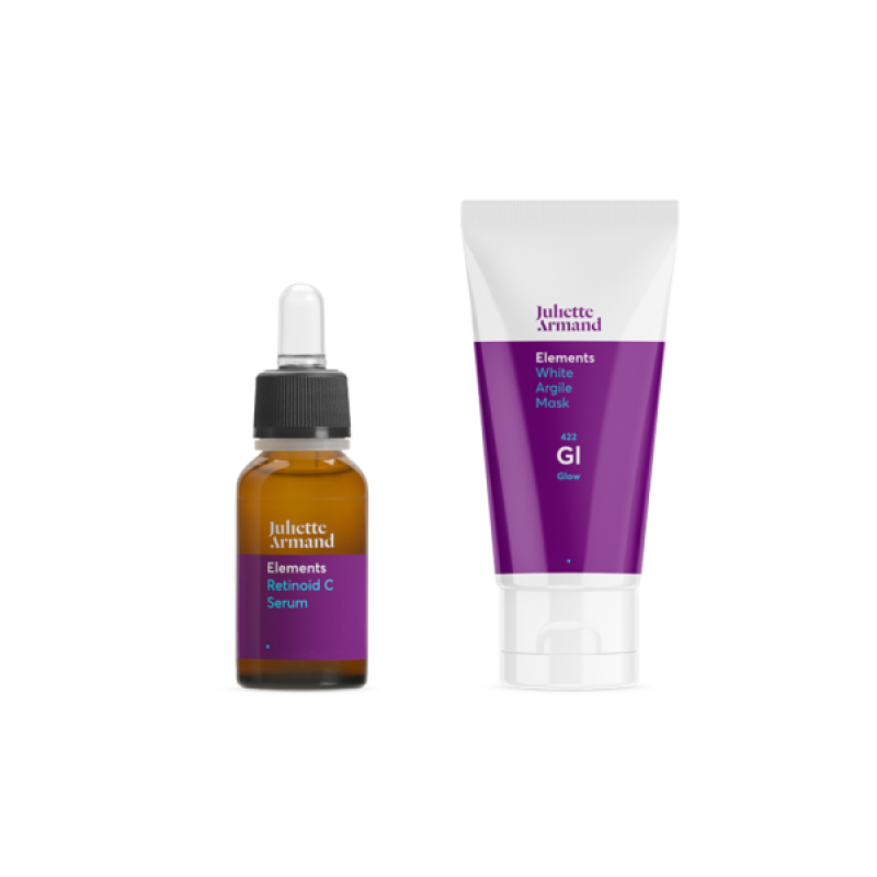 Juliette Armand Elements Retinoid C Serum 20ml & White Argile Mask 50ml Juliette Armand Elements Retinoid C Serum 20ml & White Argile Mask 50ml