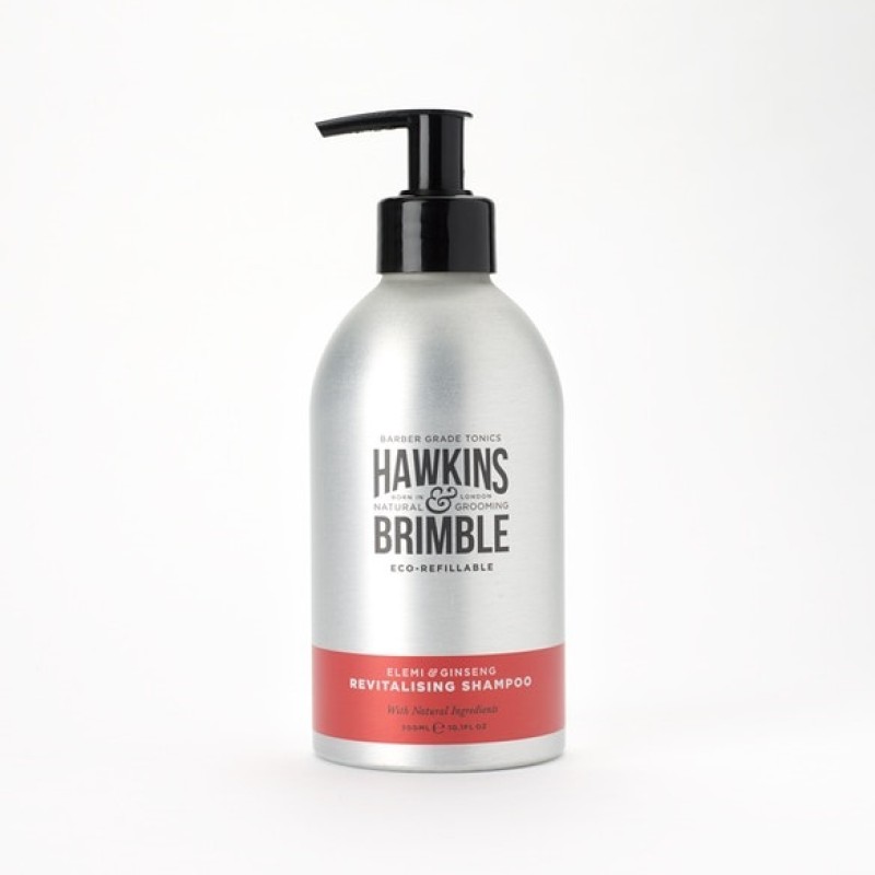 Hawkins & Brimble Revitalising Shampoo Eco-Refillable 300ml Hawkins & Brimble Revitalising Shampoo Eco-Refillable 300ml