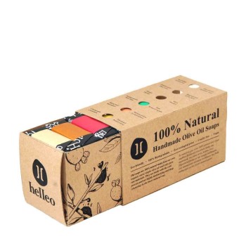 Helleo 100% Natural Handmade Soap Mini Olive Oil Soaps 6-Pack Helleo 100% Natural Handmade Soap Mini Olive Oil Soaps 6-Pack