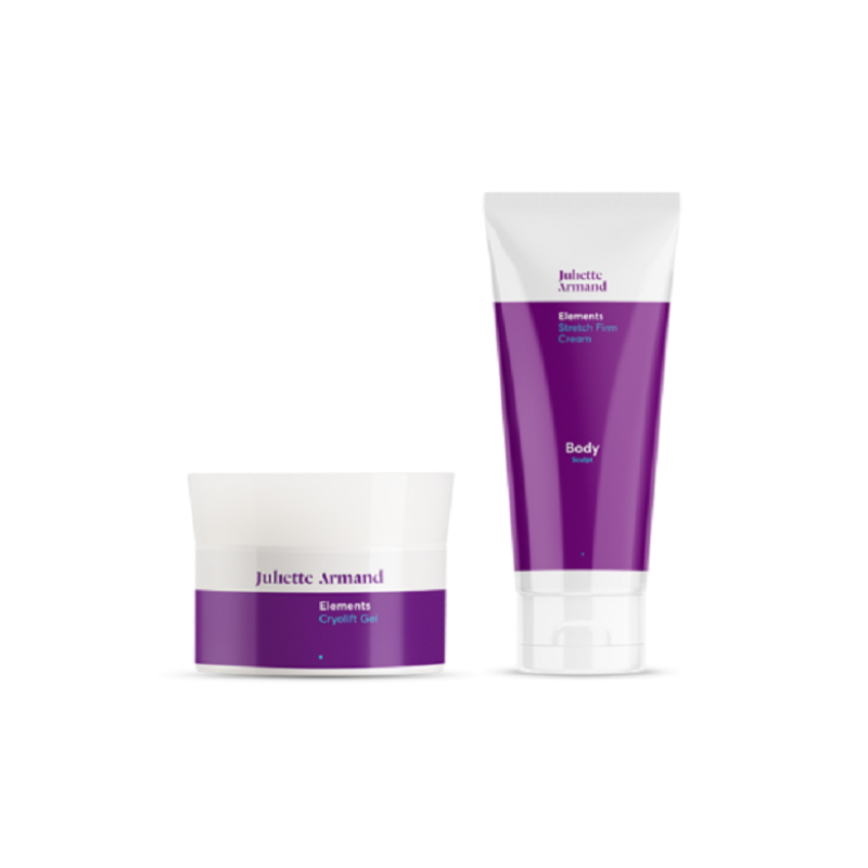 Juliette Armand Elements Cryolift Gel 200ml & Stretch Firm Cream 200ml Juliette Armand Elements Cryolift Gel 200ml & Stretch Firm Cream 200ml