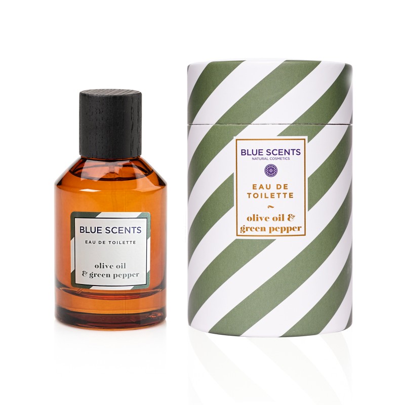 Blue Scents Eau de Toilette olive oil & green pepper 100ml Blue Scents Eau de Toilette olive oil & green pepper 100ml