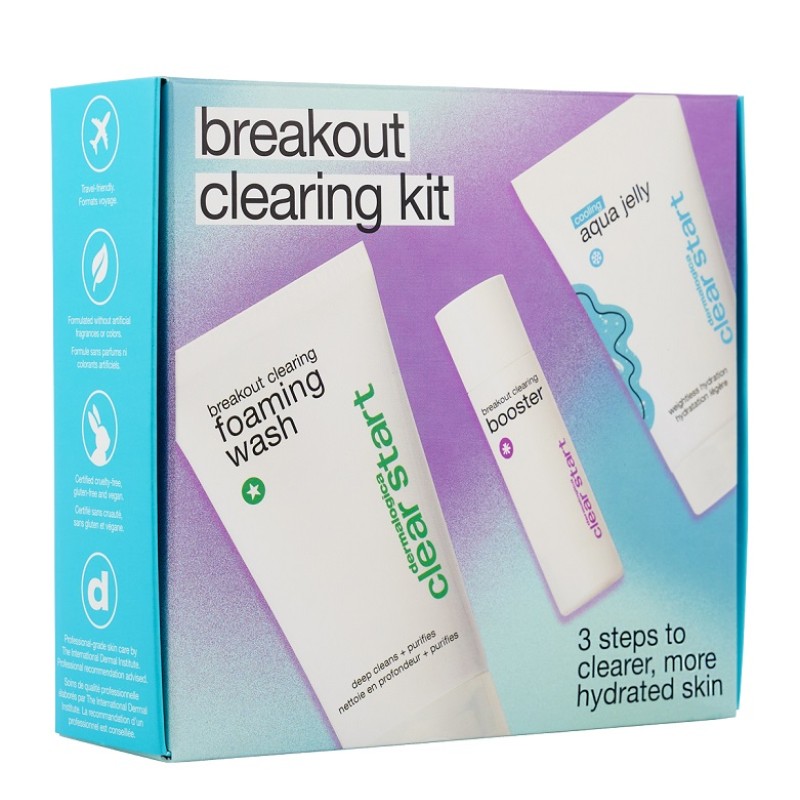 Dermalogica clear start breakout clearing kit 3 τμχ Dermalogica clear start breakout clearing kit 3 τμχ