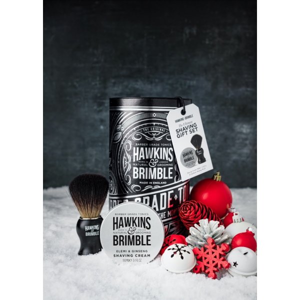 Hawkins & Brimble Shaving Gift Set Silver 2τμχ