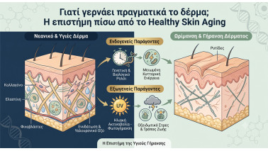 Γιατί γερνάει πραγματικά το δέρμα; Η επιστήμη πίσω από το Healthy Skin Aging
