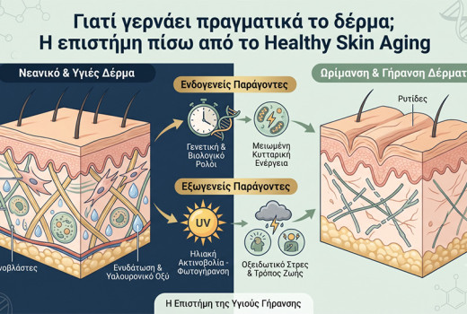 Γιατί γερνάει πραγματικά το δέρμα; Η επιστήμη πίσω από το Healthy Skin Aging