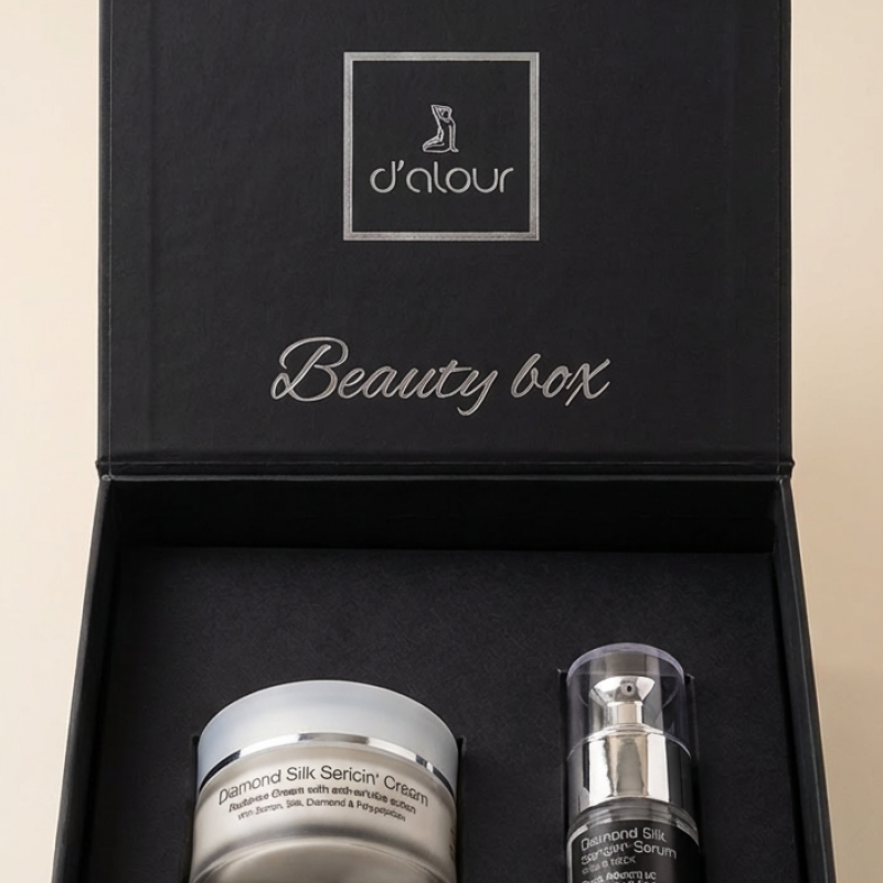 dalour Gift Box Diamond Silk Sericin Cream 50ml (ΔΩΡΟ Diamond Silk Sericin Serum 30ml) dalour Gift Box Diamond Silk Sericin Cream 50ml (ΔΩΡΟ Diamond Silk Sericin Serum 30ml)