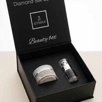 d'alour Gift Box Diamond Silk Sericin Cream 50ml  (ΔΩΡΟ Diamond Silk Sericin Serum 15 ml)