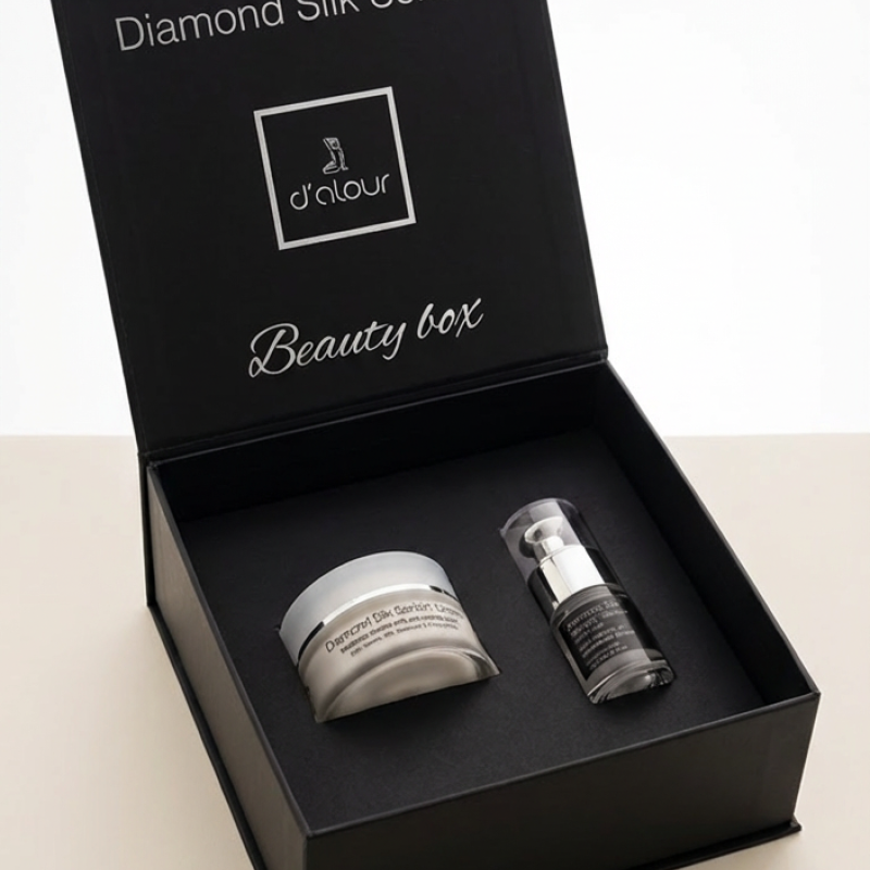 dalour Gift Box Diamond Silk Sericin Cream 50ml (ΔΩΡΟ Diamond Silk Sericin Serum 30ml) dalour Gift Box Diamond Silk Sericin Cream 50ml (ΔΩΡΟ Diamond Silk Sericin Serum 30ml)