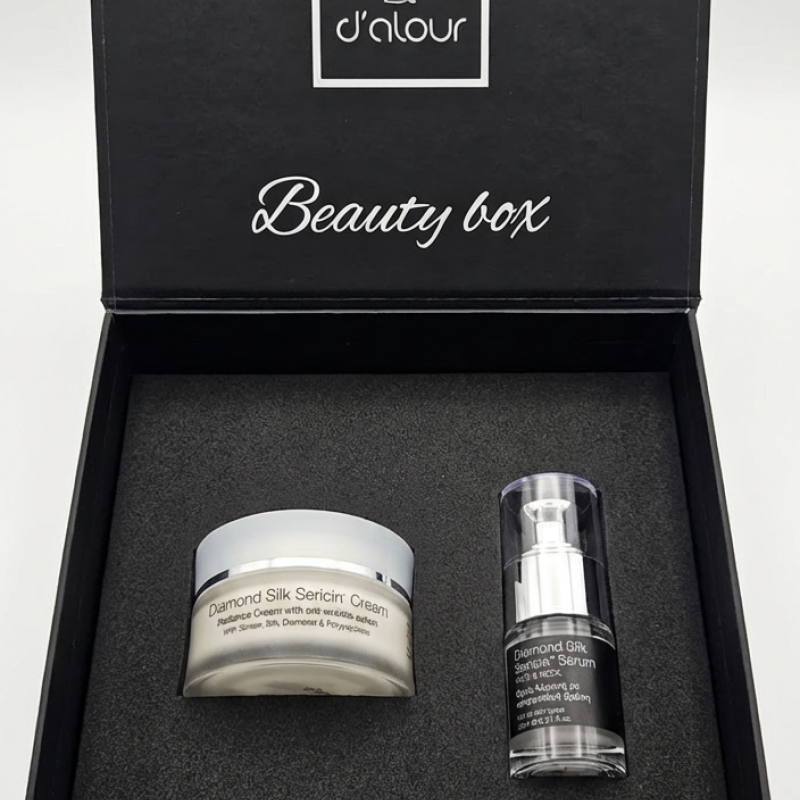 dalour Gift Box Diamond Silk Sericin Cream 50ml (ΔΩΡΟ Diamond Silk Sericin Serum 30ml) dalour Gift Box Diamond Silk Sericin Cream 50ml (ΔΩΡΟ Diamond Silk Sericin Serum 30ml)