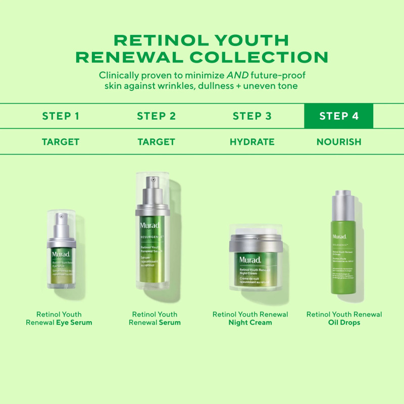 Murad Retinol Youth Renewal Oil Drops Αντιρυτιδικό Λάδι Προσώπου 30 ml