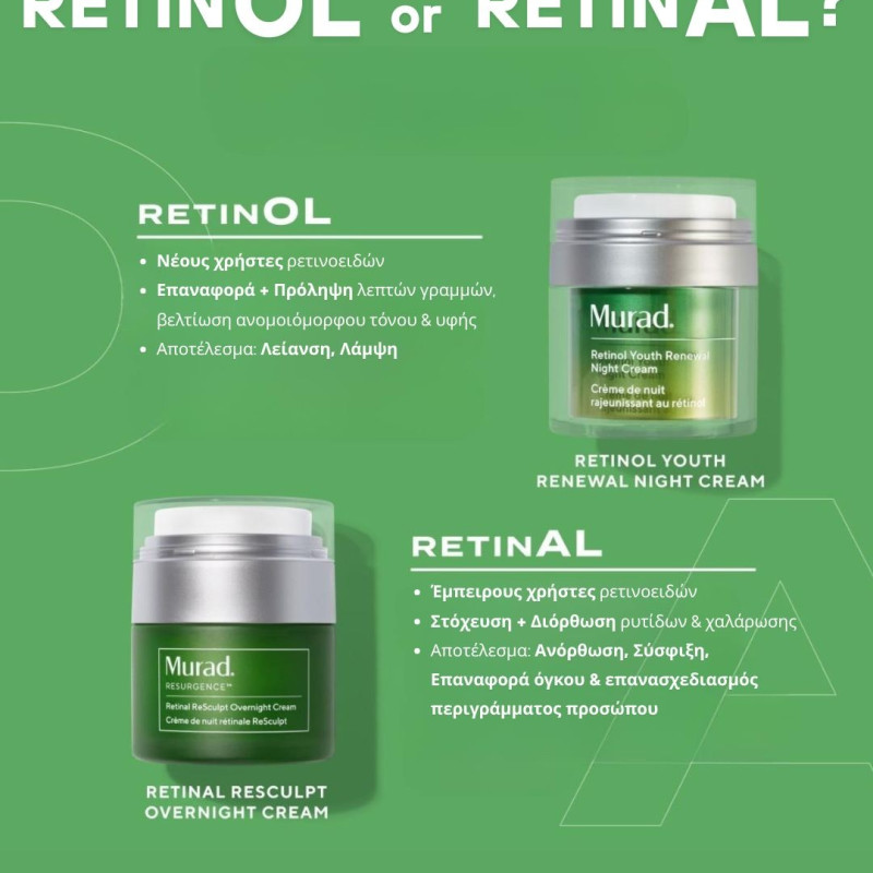 Murad Retinal ReSculpt Overnight Cream Κρέμα για Ανόρθωση Προσώπου 50 ml