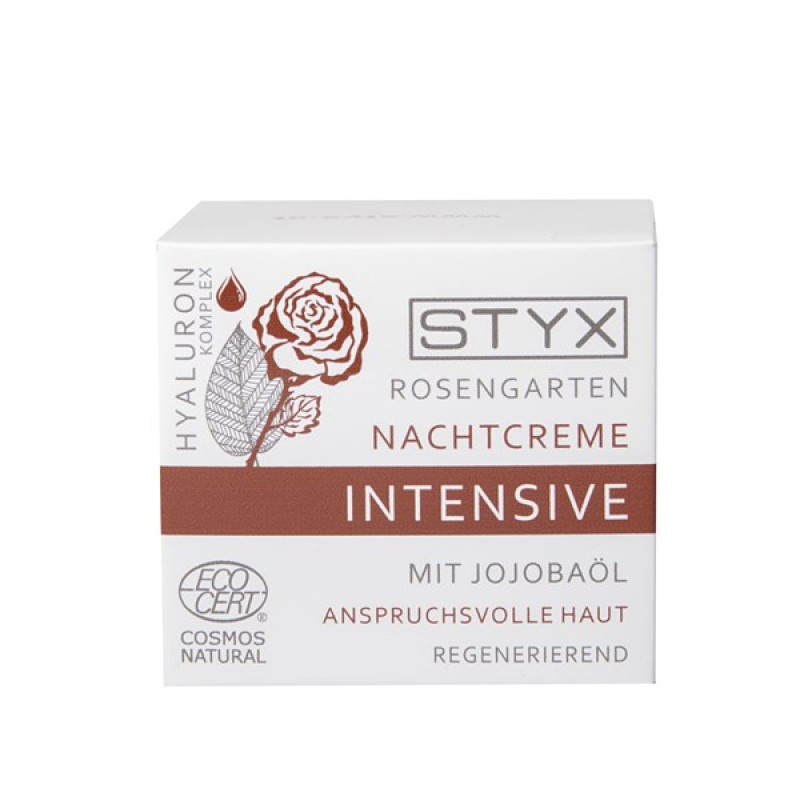 Styx Rosengarden Κρέμα Νύχτας με Τριαντάφυλλο & Υαλουρονικό Οξύ 50ml Styx Rosengarden Κρέμα Νύχτας με Τριαντάφυλλο & Υαλουρονικό Οξύ 50ml