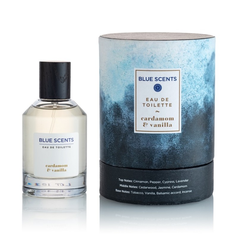 Blue Scents Eau de Toilette Cardamom & Vanilla 100ml Blue Scents Eau de Toilette Cardamom & Vanilla 100ml