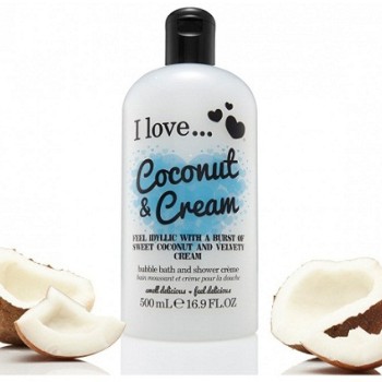 I love...Bubble Bath & Shower Crème Coconut & Cream 500ml I love...Bubble Bath & Shower Crème Coconut & Cream 500ml