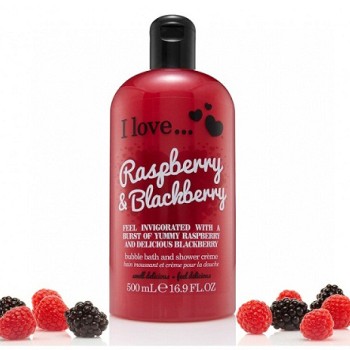 I love...Bubble Bath & Shower Crème Raspberry & Blackberry 500ml I love...Bubble Bath & Shower Crème Raspberry & Blackberry 500ml