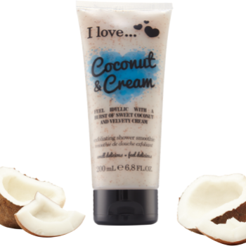 I love...Exfoliating Shower Smoothie Coconut & Cream 200ml I love...Exfoliating Shower Smoothie Coconut & Cream 200ml