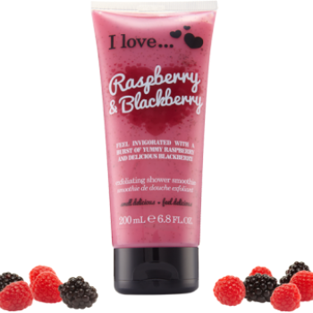 I love...Exfoliating Shower Smoothie Raspberry & Blackberry 200ml I love...Exfoliating Shower Smoothie Raspberry & Blackberry 200ml