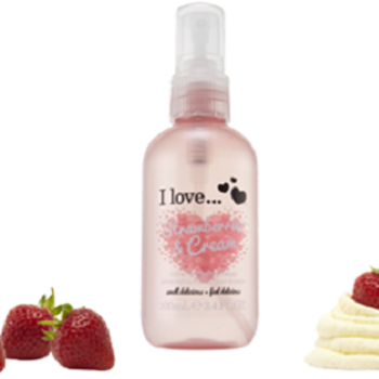 I love...Refreshing Body Spritzer Strawberries & Cream 100ml I love...Refreshing Body Spritzer Strawberries & Cream 100ml