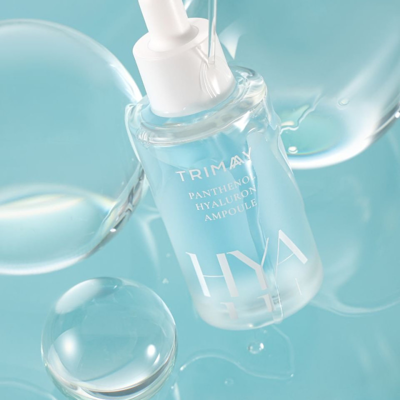 Panthenol Hyaluron Ampoule φιάλη και προϊόν