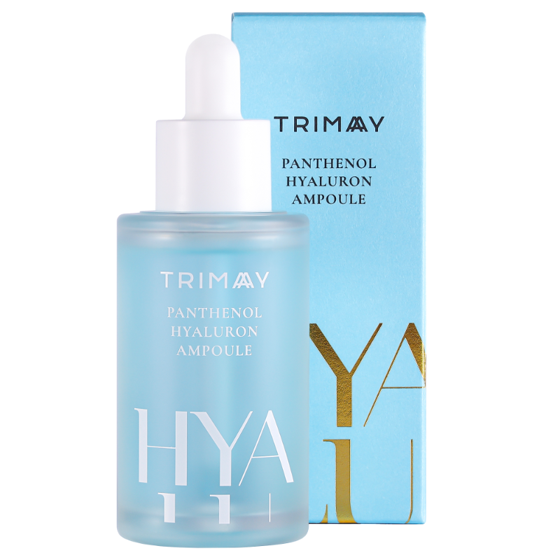 Panthenol Hyaluron Ampoule φιάλη και προϊόν