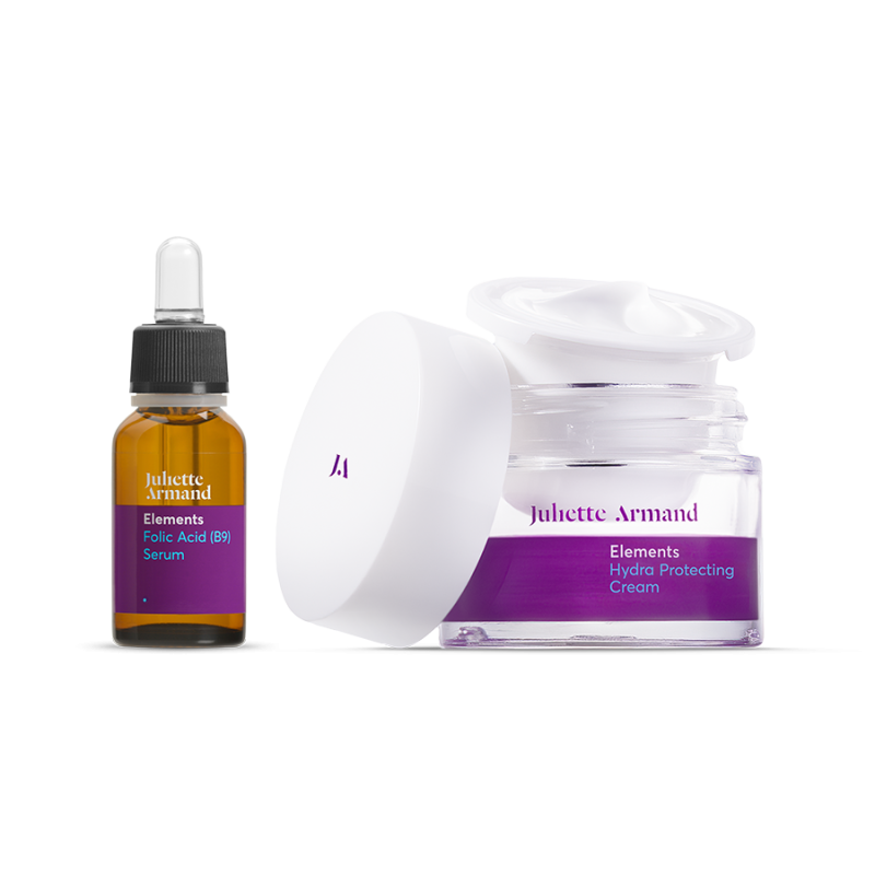 Elements Folic Acid B9 Serum & Hydra Protecting Cream - Προστασία και Ενυδάτωση Elements Folic Acid B9 Serum & Hydra Protecting Cream - Προστασία και Ενυδάτωση