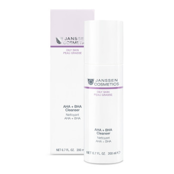 Janssen Cosmetics|AHA+BHA Cleanser|200ml|Κρέμα Ημέρας / Κρέμα Νύχτας